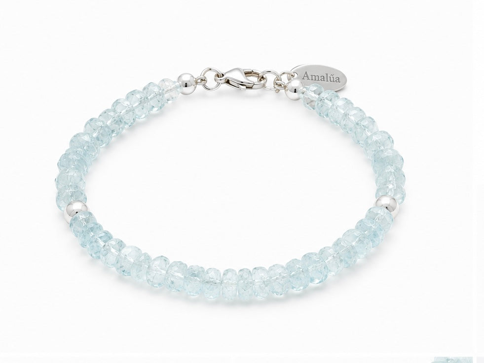 Pulsera Aguamarina