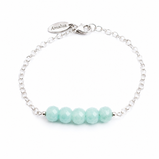 Pulsera Aura - Amazonita