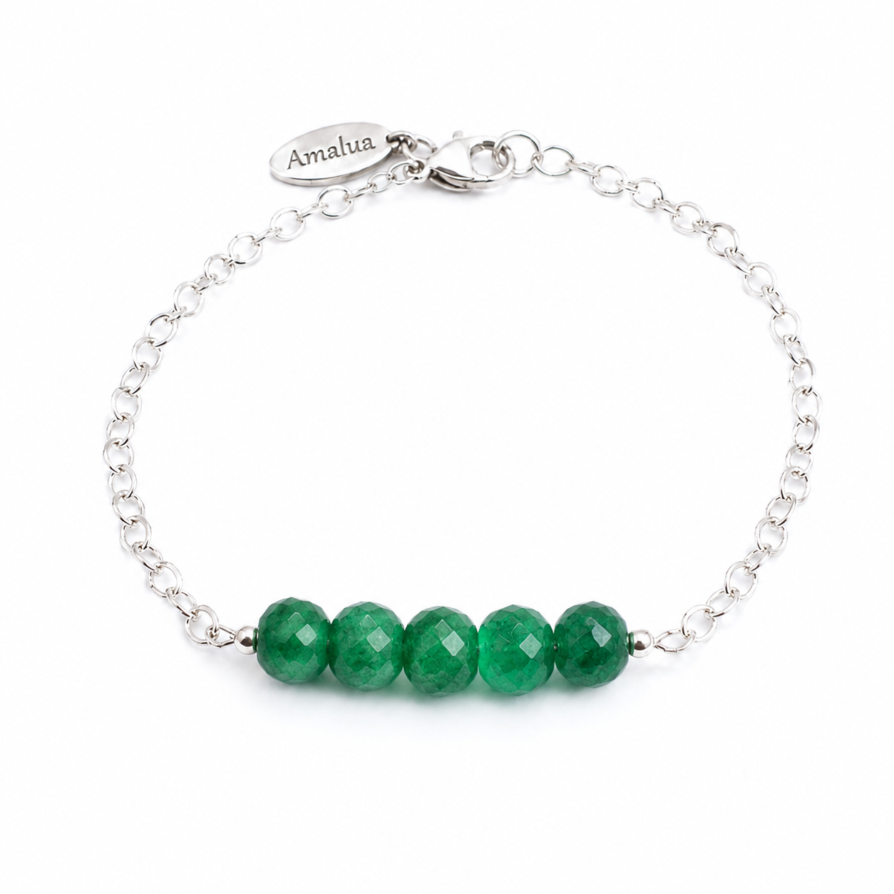 Pulsera Aura - Esmeralda Zambia